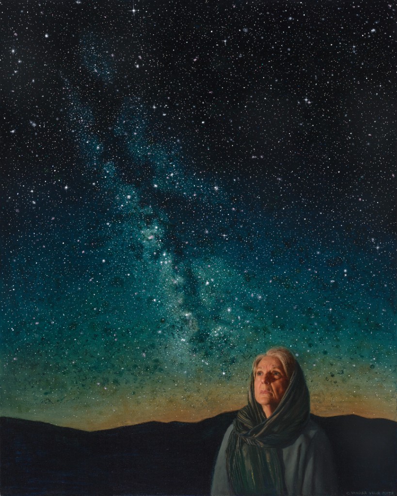 Pondering God's Promise — Sarah gazing at the Milky Way